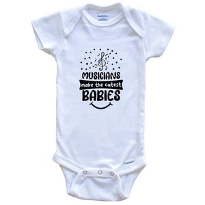Musicians Make The Cutest Babies Funny Music Baby Bodysuit