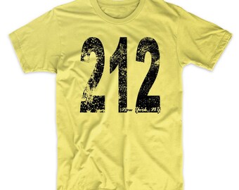 Retro New York Shirt - Area Code 212 New York City T-shirt