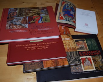 All our five icon books: 3 manuals - Landscapes, Draperies, Human Body - + Miracle-Working Icons + Icons, Truth and Fables