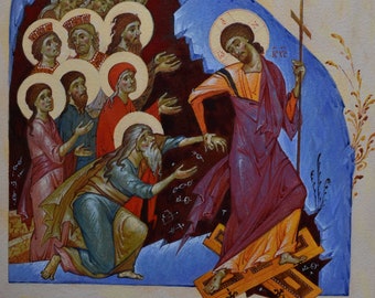 Orthodox icon Descent into Hell (Resurrection)