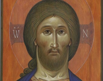 hand-painted Icon of Christ