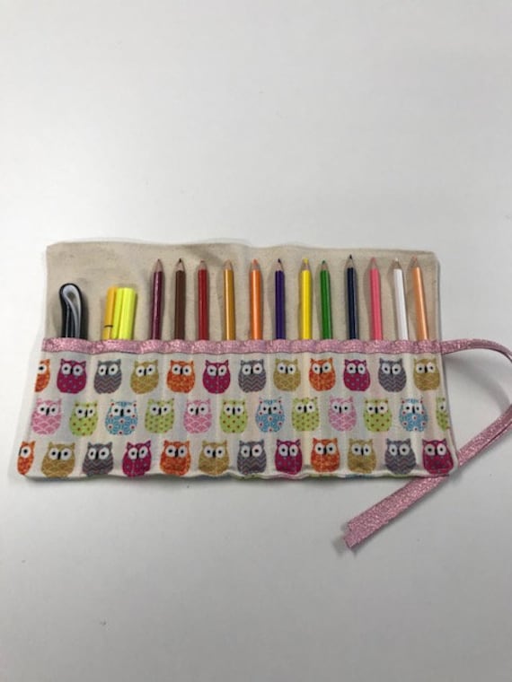 Trousse à Rouler Hibou Multicolor