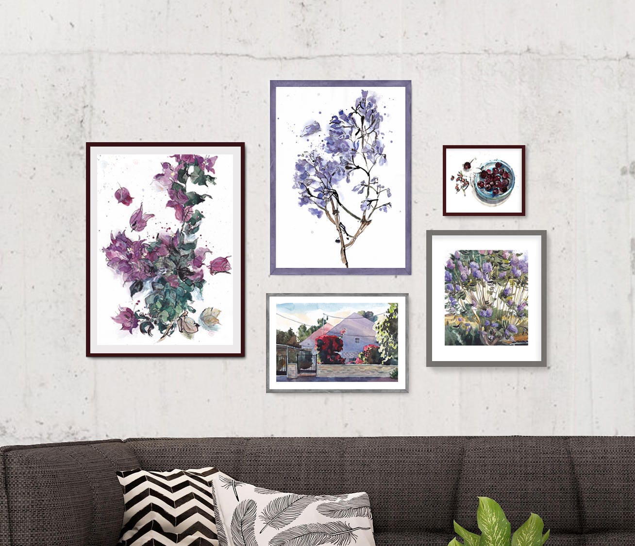 Gallery Wall Set of 5 Prints Gallery Wall Art Set of 5 Etsy