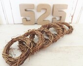 Grape Vine Wreaths 3 quot Holiday Crafts Ornaments Set of 6 Spring DIY Wreaths Mixed Media Kids Crafts Botanical Projects