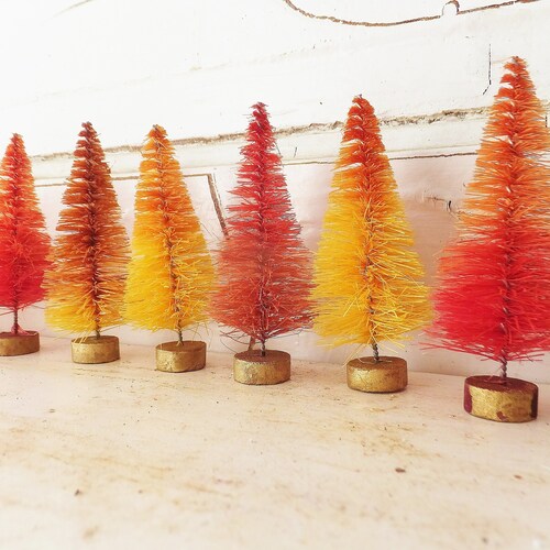 WHOLESALE Bottle Brush Trees Order Minimum 6 Sets Handdyed Etsy