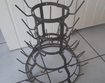SHIPPING NOT Free/antique French Bottle Drying Rack/antique Wine