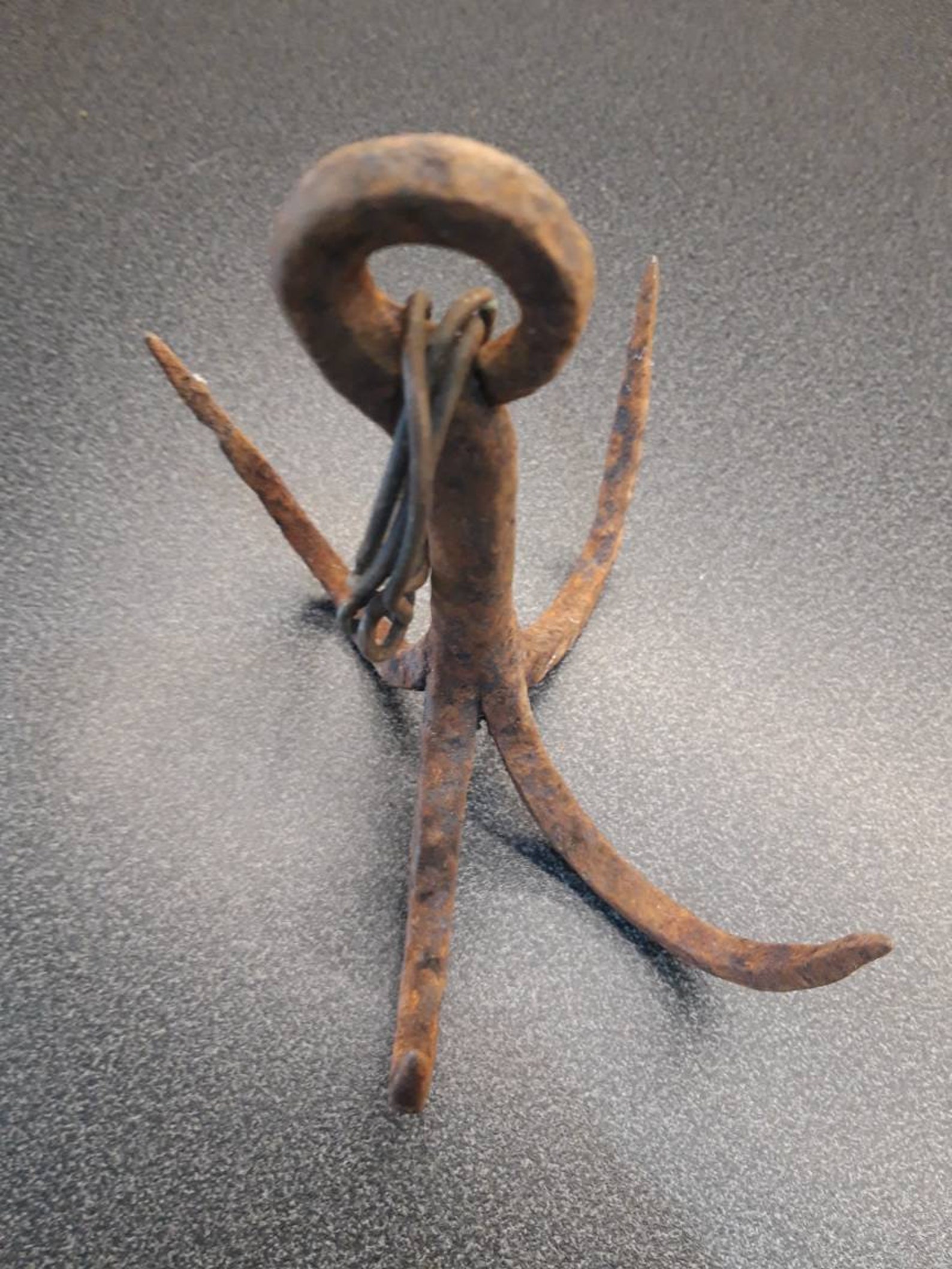 Old Rusty 4 Point Grappling Hook Meat Hooks - Etsy