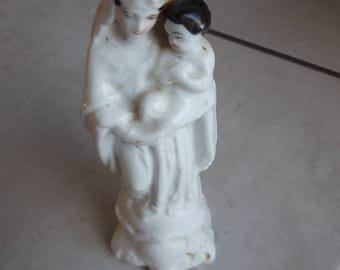 Vintage French China religious statue
