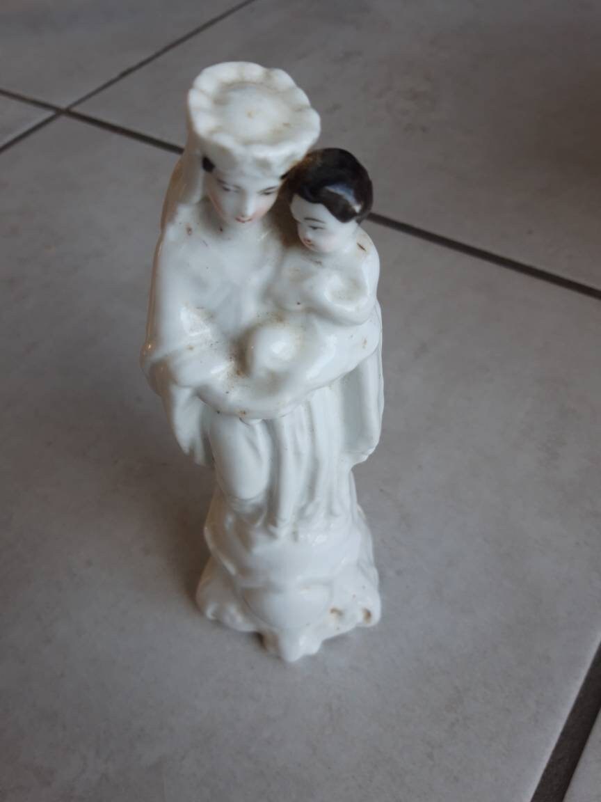 statue Religieuse Vintage Français Chine