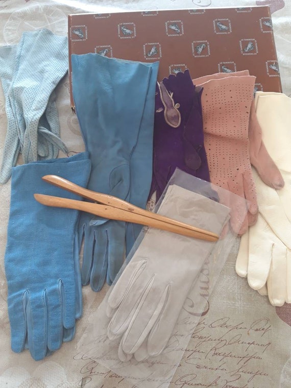 Sammlung von Vintage Franzsisch Handschuhe und Holzhandschuh Bahre - Etsy  Schweiz