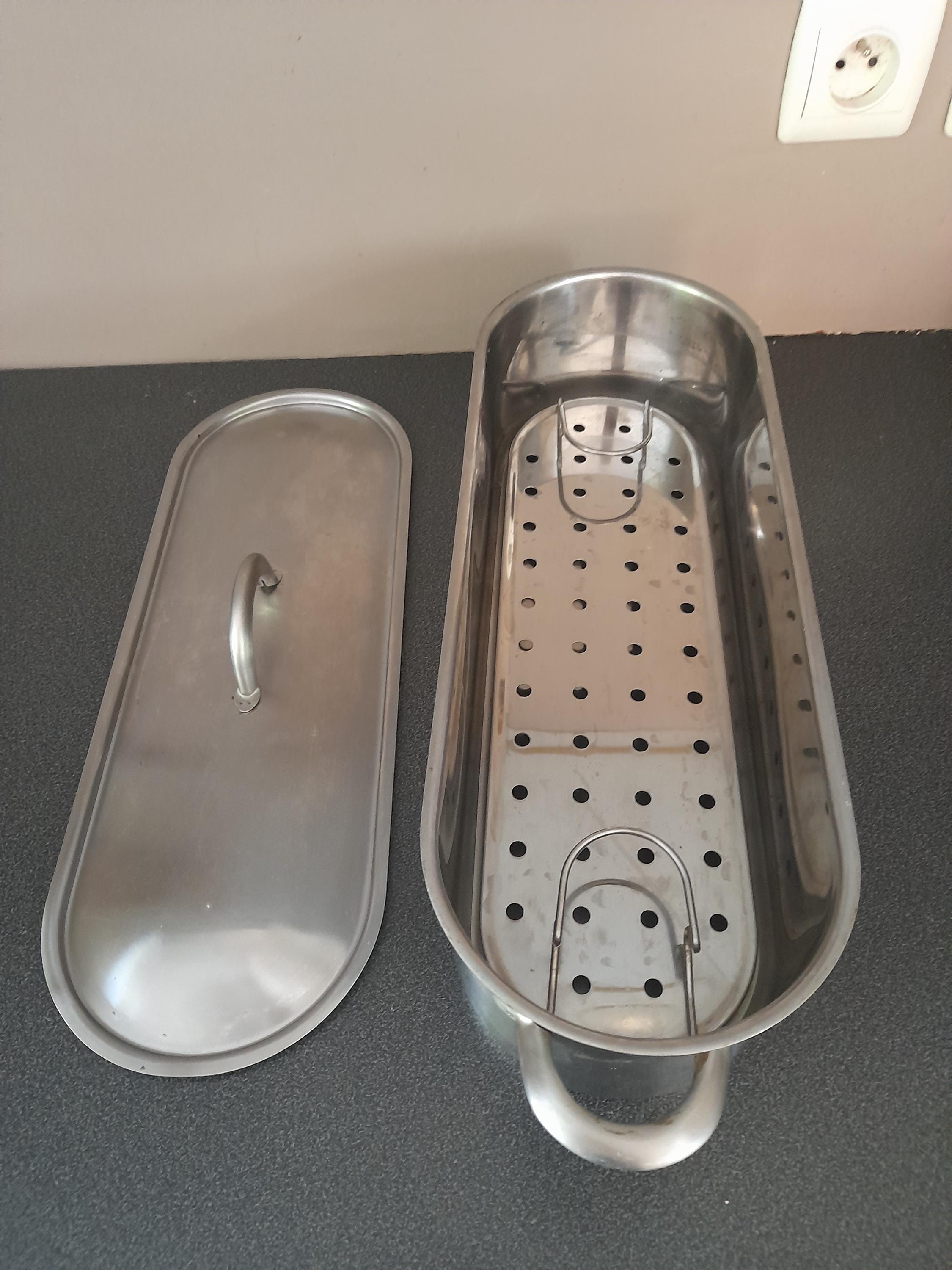 Stainless Steel Fish Poacher Salmon or Trout Kettle - Etsy