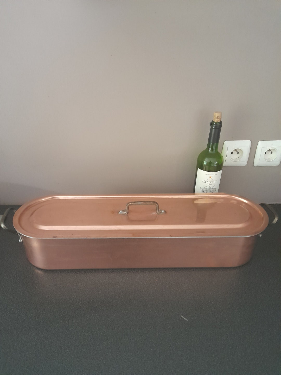 Copper Fish Poacher French Fish Kettle Copper Pot Poaching Etsy