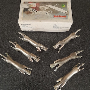 Set of 6 Horse knife rest