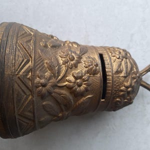 Vintage Brass Penny Bank Bank - Etsy