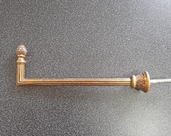 Gancho antiguo francés para cortinas, sujetar 6 pulgadas.