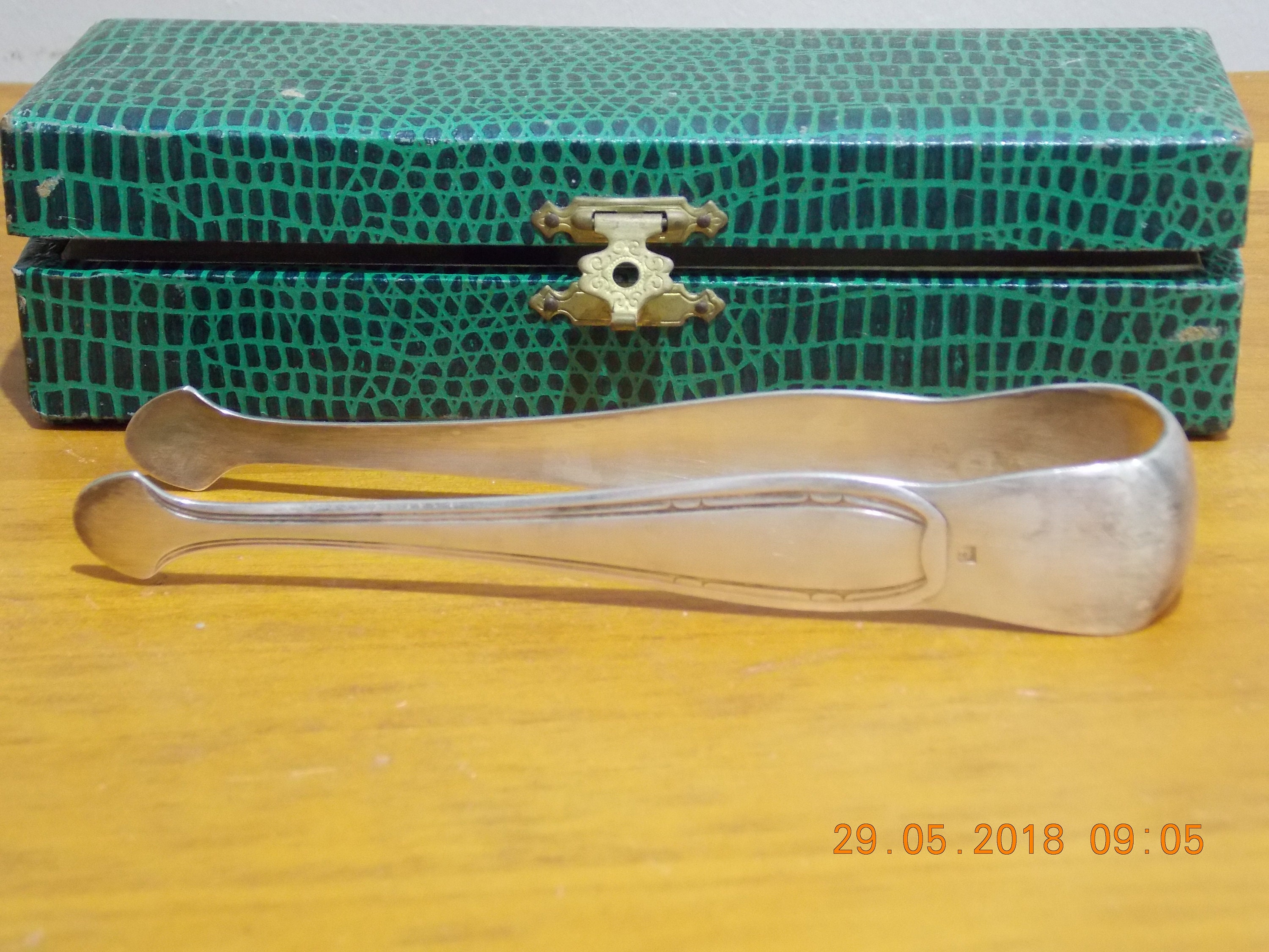 ヴィンテージ フランス製 箱入り シルバー シュガートング - Etsy 日本