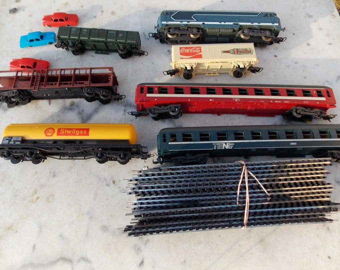 Vintage Model Railways Train Set Childrens Toy Train Lima 67001 French