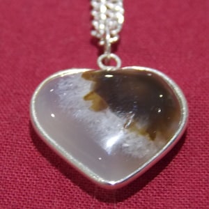 Semi precious stone  / crystal necklace chain pendant