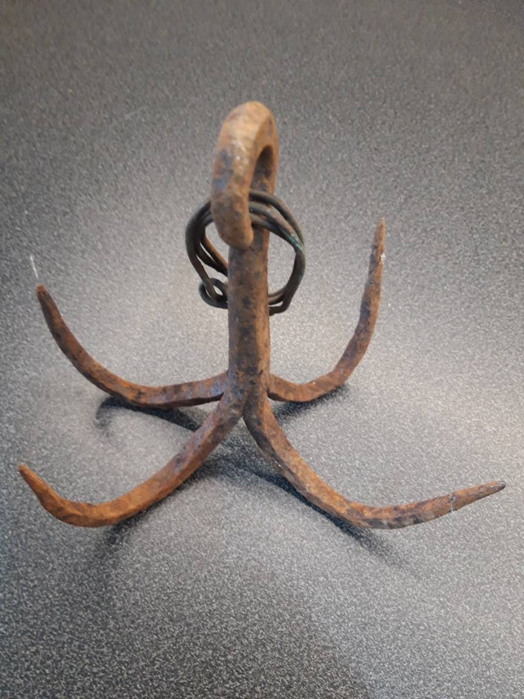 Old Rusty 4 Point Grappling Hook Meat Hooks - Etsy