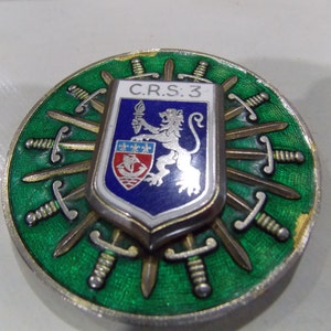 Large French military medal /disk