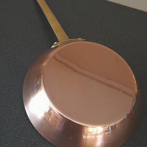 Copper frying pan