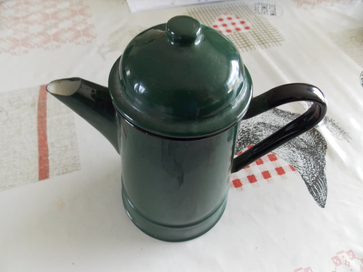 Cafetière en Émail Français Rétros
