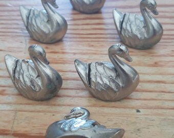 Porte Nom Cygne Etsy