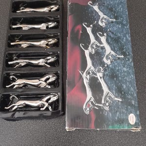 Set of 6 Horse knife rest