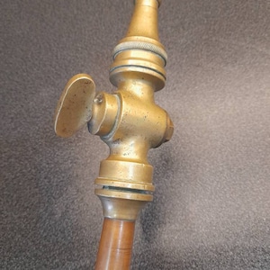 Antique French firemans hose nozzel