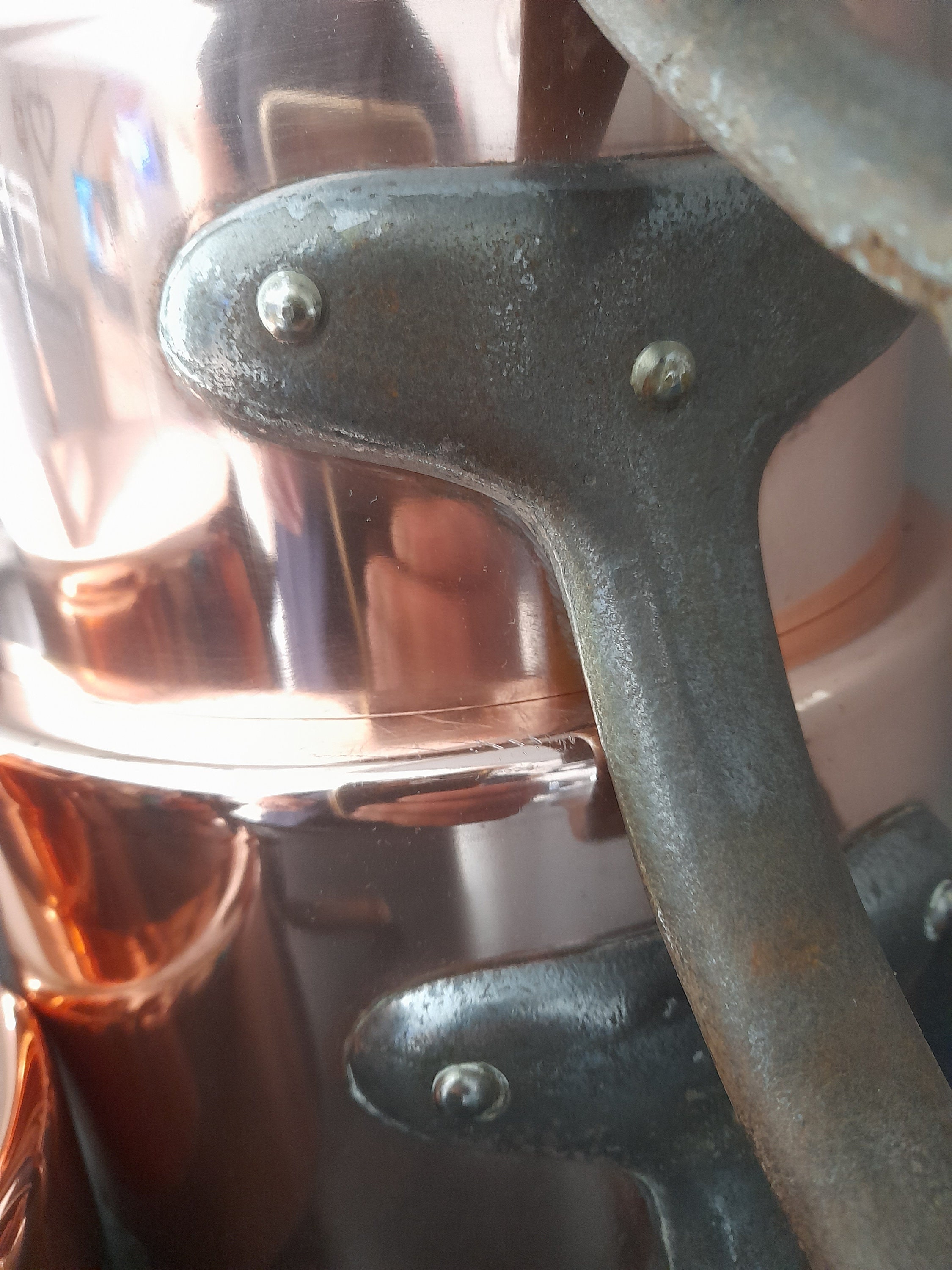 Copper Pans Set of 5 Copper Pots and Pans for Cooking in Vintage French