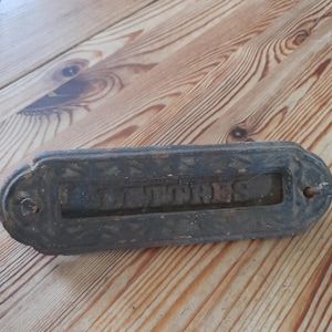 Vintage French Door Buchstabe (Letters) Platte