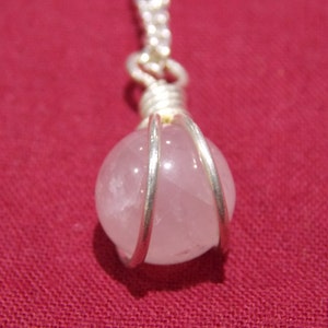 Semi precious stone  / crystal necklace chain pendant