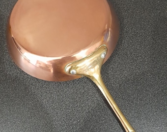 Poêle en cuivre petite 17,5 cm