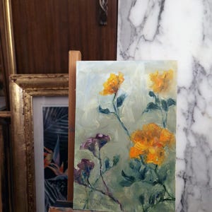 Oil painting on board &#39;Ever&#39;