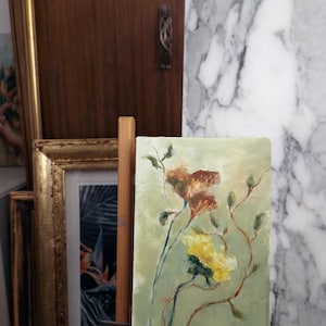 Oil painting on board &#39;Never&#39;