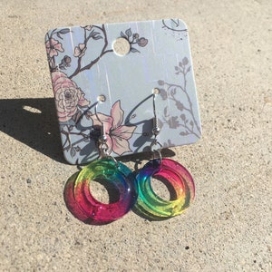 rainbow earrings