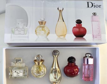 Dior Coffret Mini Parfums Voyage, 5 X 5 Ml EDT, J'adore, Miss Dior