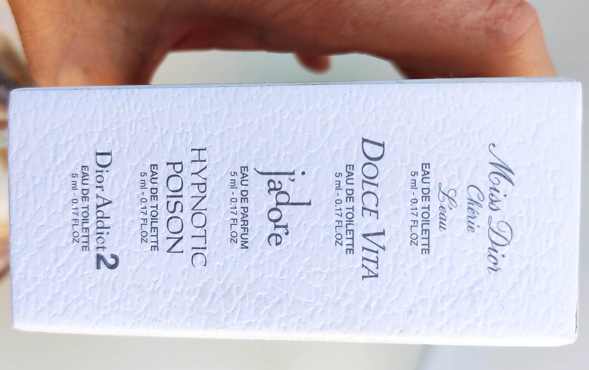Dior Coffret Mini Parfums Voyage, 5 X 5 Ml EDT, J'adore