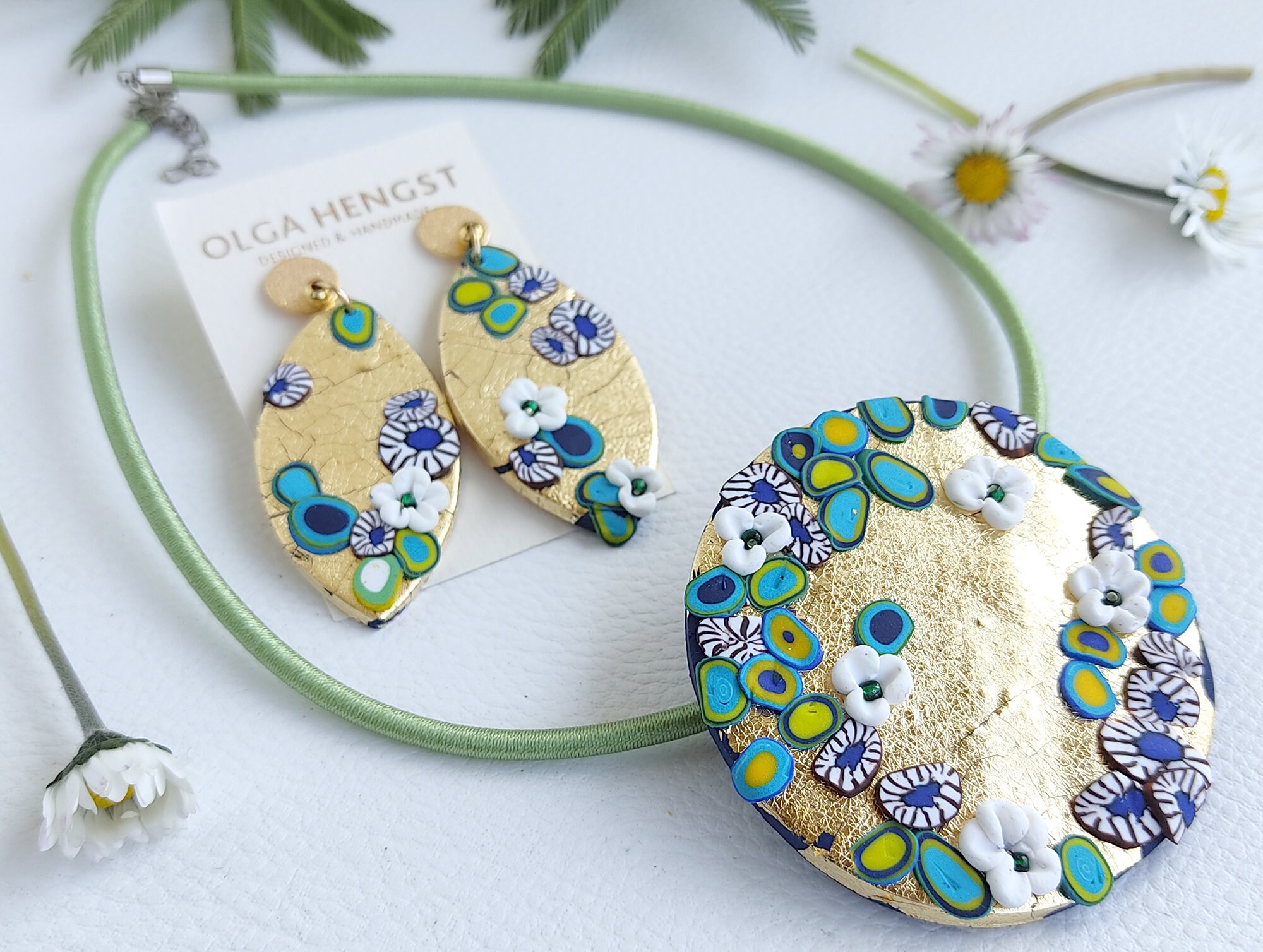 Polymer clay art sale jewelry