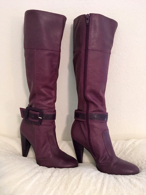 Miss Sixty Sexy 1980's style purple boots