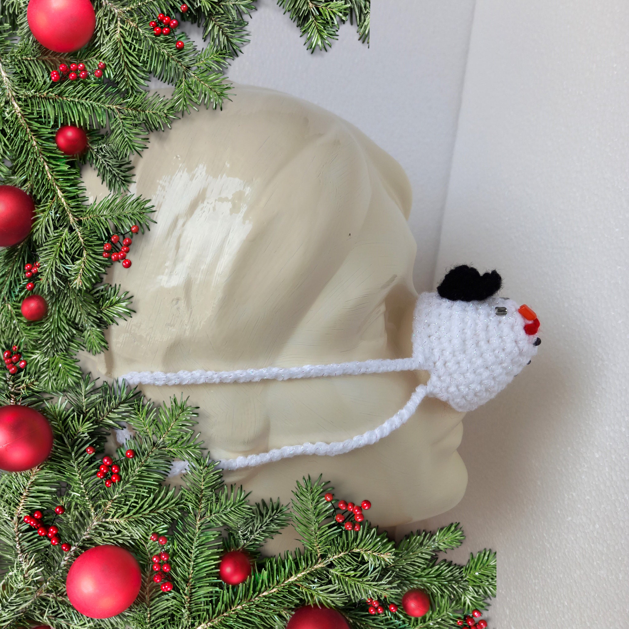 Hand Knitting Nose Warmer Fun Animal Gift Keep Nose Martinique