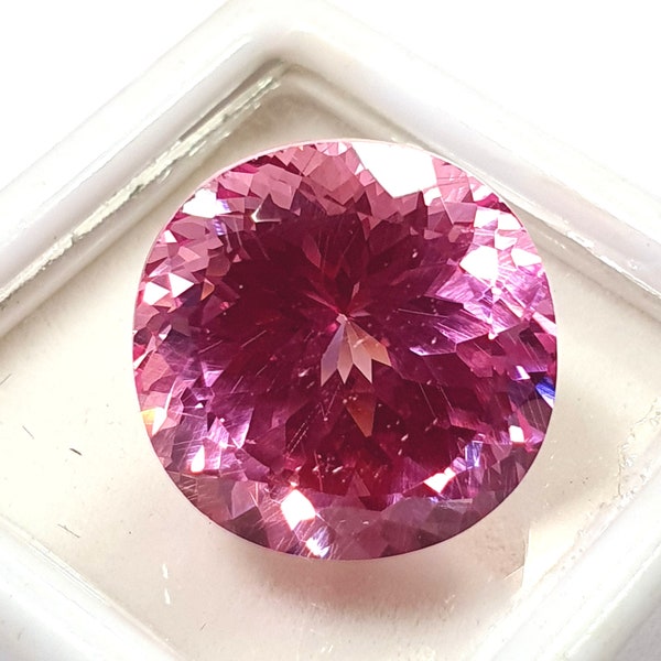 16.00 Cts Soft Pink Afghanistan Kunzite Round Cut Certified Treated Loose Gemstone USE For Ring And Pendent RZ531