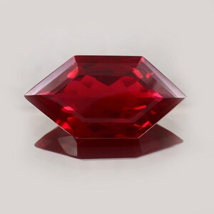 AAA Flawless Blood Red Mozambique Ruby Loose Fancy Gemstone Cut Premium Quality Ruby Ring & Top-Notch Jewelry Making Gemstone 22X43X12 mm