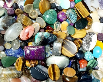 200 to 5000 Cts Gemstone cabochon Mix Gemstone Cabochon loose Cabochon Lot Mix Shaped Mix Multi Loose Gemstone Cabochons Mixed Lot