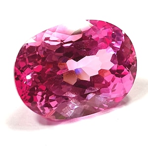 21.00 Ct Soft Pink Afghanistan Kunzite | Oval Cut Certified Treated Loose Gemstone | For Ring or Pendant | Jewelry Making Gift