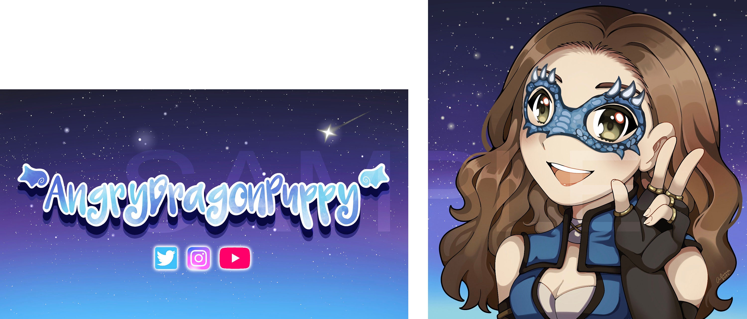 CUSTOM Profile Icon Avatar Header Banner Alerts Streaming - Etsy