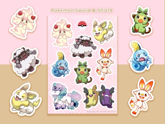 Pokemon Arts and Facts on X: Grookey, Scorbunny and Sobble