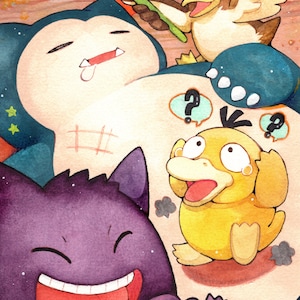 Snorlax Gangar Golduck and Farfetch
