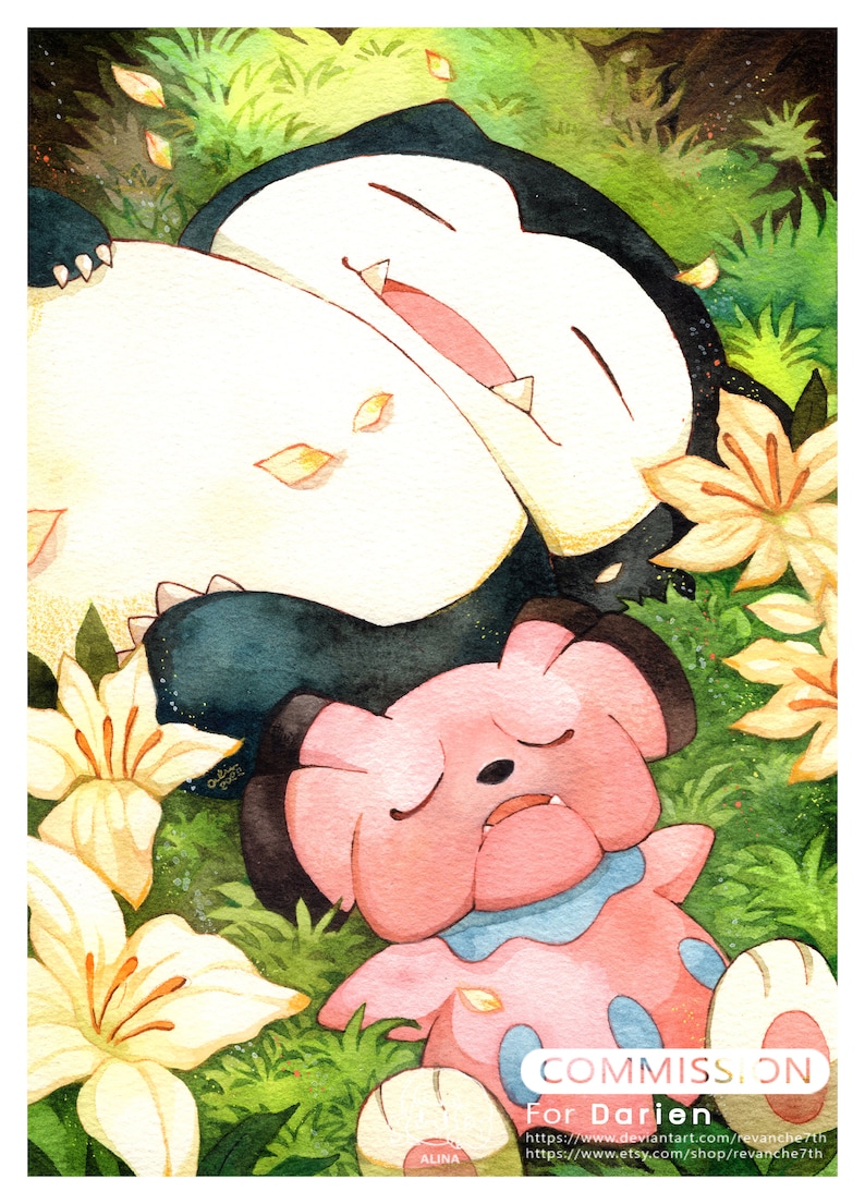 Snorlax and Snubbull
