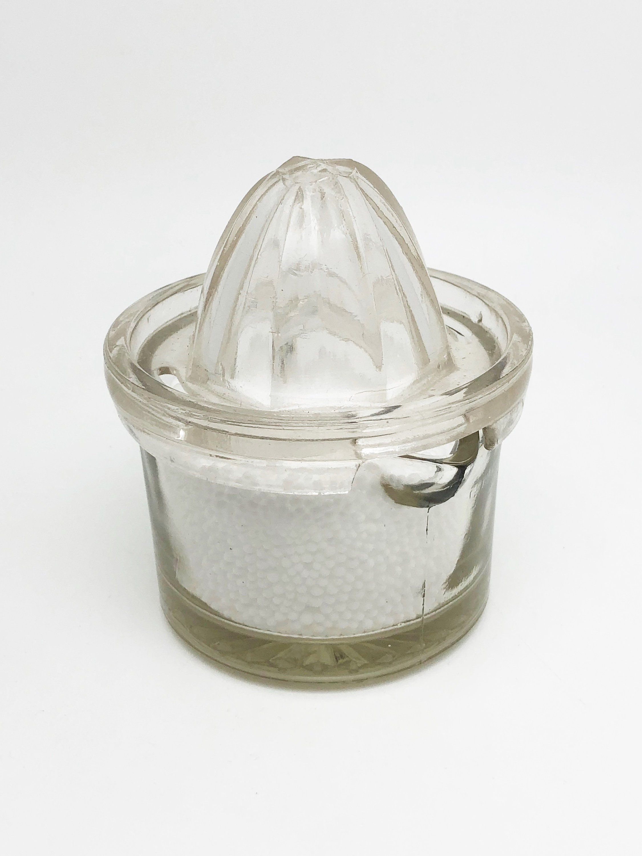 Vintage Clear Glass 2Piece Citrus Juicer / Glass Juicer With Etsy